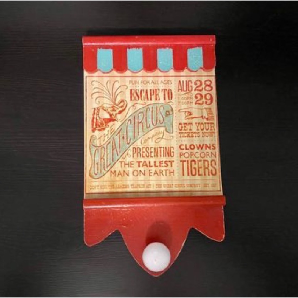 Circus themed wall hanging